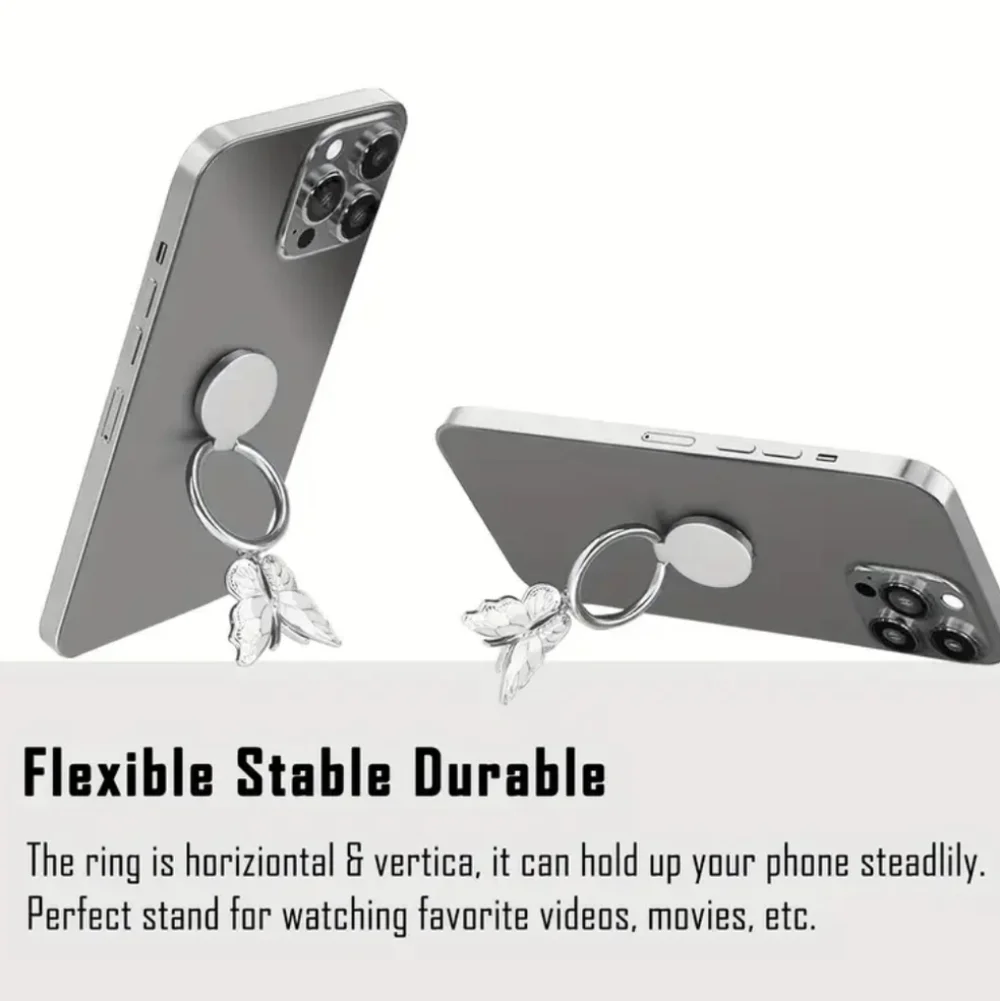 Butterfly Phone Ring Grip 360 Degree Rotating Plating Finger‎ Holder Kickstand